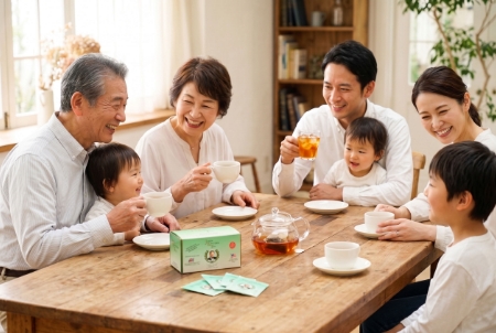 忙しい朝のひとときに。一日の終わりの、静かな時間に。毎日の中に、自然と溶け込む一杯です。