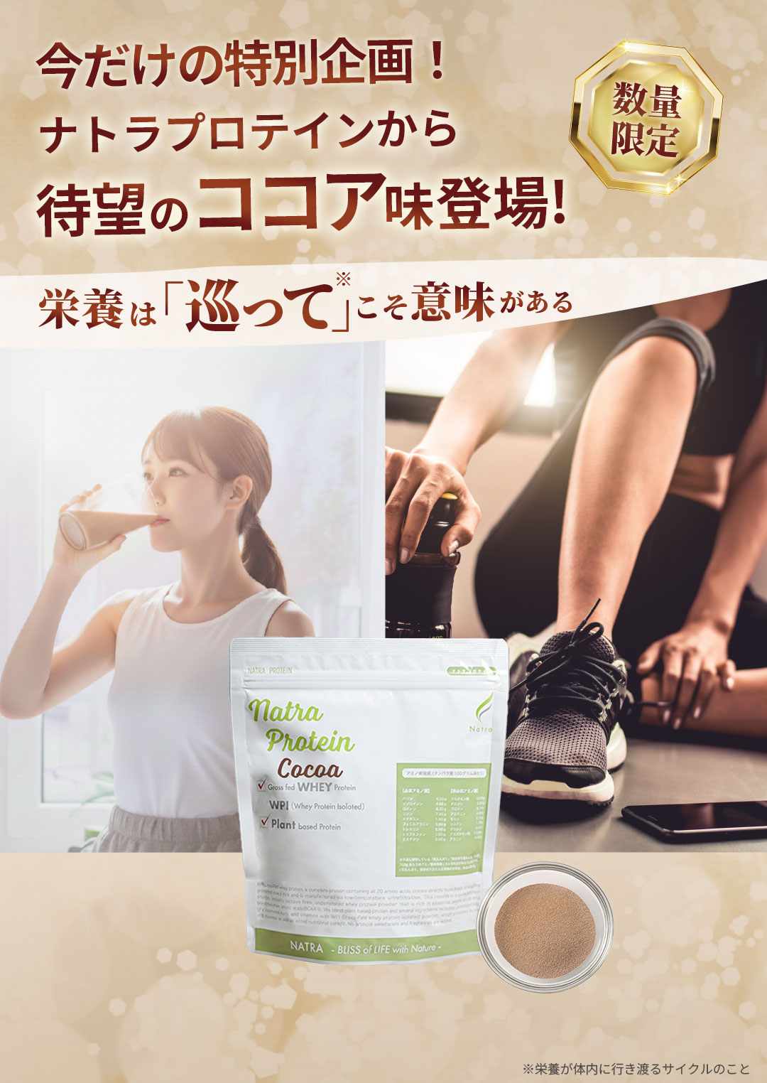 ナトラプロテインから待望のココア味登場！