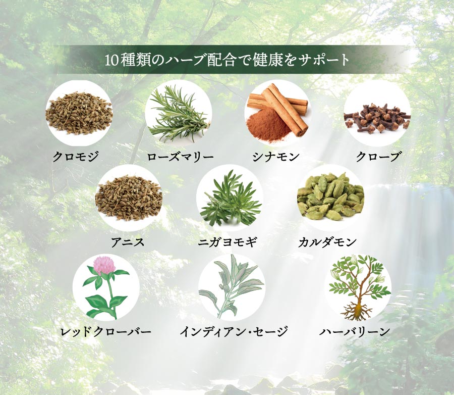 ジェイソン・ウィンターズ・ティーと7種のハーブを配合した体に優しいハーブリキュール