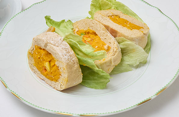 カボチャのサラダブーケ