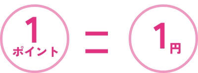 1ポイント=1円
